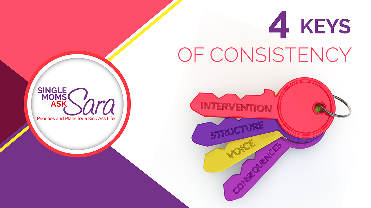 4 Keys of Consistency Sara Sherman Single Moms Ask Sara